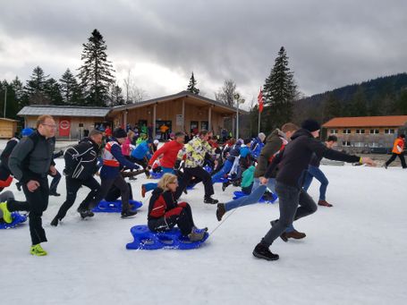 schneeschuhwandern jga teambuilding firmenevent